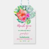 Preppy Bikini Bride Junggeselinnen-Abschied Vielen Geschenkanhänger (Rückseite)