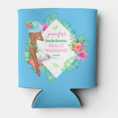 Preppy Bikini Bride Junggeselinnen-Abschied Weeken Dosenkühler (Vorderseite)