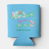 Preppy Bikini Bride Junggeselinnen-Abschied Weeken Dosenkühler (Rückseite)