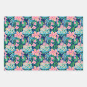 Preppy Birthday Wrapping Paper Geschenkpapier Set (Vorderseite 3)