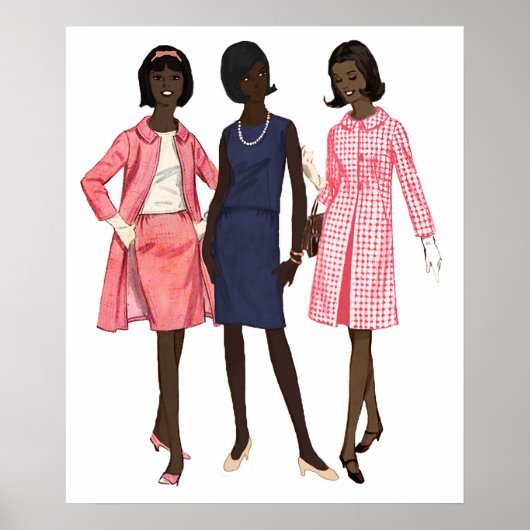 Preppy Black Girls Poster (Vorne)