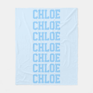 Preppy Blanket Blau Fleecedecke