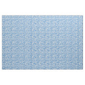 Preppy Blue and White Leopard Print Patches Stoff (Yard (91,4 cm))