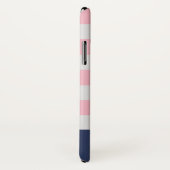 Preppy Blush Monogram iPhone Case (Hinten/Rechts)