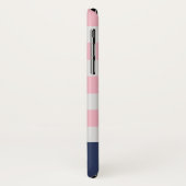 Preppy Blush Monogram iPhone Case (Hinten/Links)