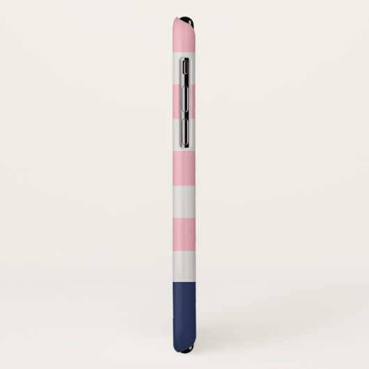 Preppy Blush Monogram iPhone Case (Hinten/Links)