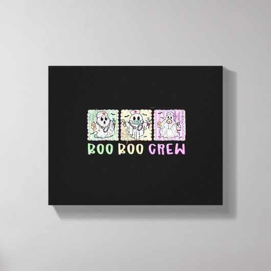 Preppy Boo Crew NurHalloween Kostüme Männer Leinwanddruck (Vorderseite)