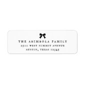 Preppy Bow-Adresse (Vorne)