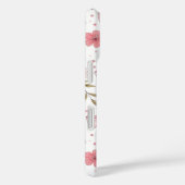 Preppy Bow Muster Personalisiert Name iPhone Case (Rückseite / Rechts)