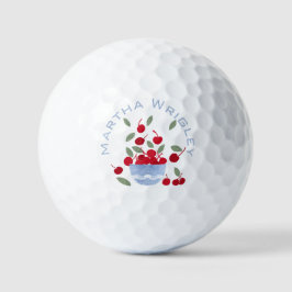 Preppy Bowl of Cherries Golfball