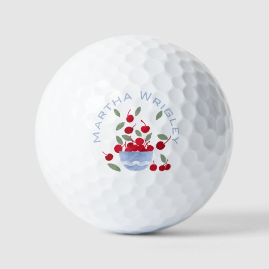 Preppy Bowl of Cherries Golfball (Vorderseite)