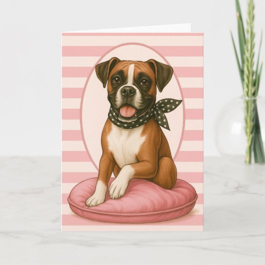 Preppy Boxer Life Karte (Vorderseite)