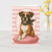 Preppy Boxer Life Karte (Gelbe Blume)