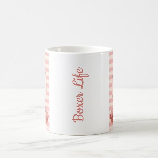 Preppy Boxer Life-Tasse Kaffeetasse (Mittel)