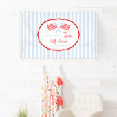 Preppy Boys Red White & Two Patriotic Birthday Banner (Insitu)