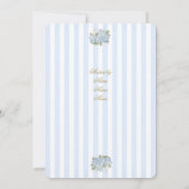 Preppy-Brautparty Einladung (Rückseite)