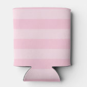 Preppy Bridesmaid Name Pink Stripes Dosenkühler (Rückseite)