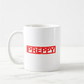 Preppy-Briefmarke Kaffeetasse (Links)