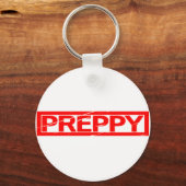 Preppy-Briefmarke Schlüsselanhänger (Vorderseite)