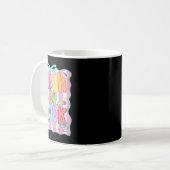 Preppy Bruh We Back Groovy Back To School Teacher Kaffeetasse (Vorderseite Links)