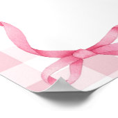 Preppy Bull oder Heifer Gender Reveal Board Poster (Ecke)