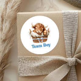 Preppy Bull oder Heifer Team Boy Sticker