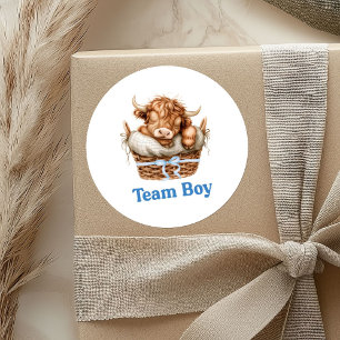 Preppy Bull oder Heifer Team Boy Sticker