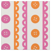 Preppy-Button mit gewelltem Streifenmuster - Hot P Stoff (Nahaufnahme)