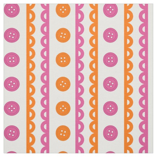 Preppy-Button mit gewelltem Streifenmuster - Hot P Stoff (Muster)