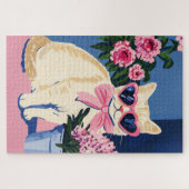 Preppy Cat Puzzle (Horizontal)