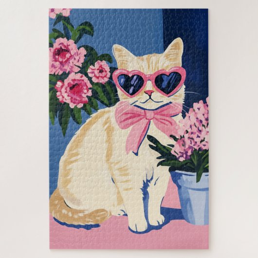 Preppy Cat Puzzle (Vertikal)