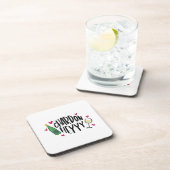 Preppy Chardonnay Funny Beverage Coaster Getränkeuntersetzer (Rechte Seite)