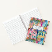 Preppy Charleston Houses Personalisiert Journal Notizblock (Innenseite)