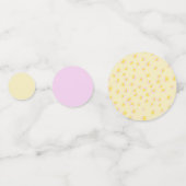 Preppy Cheetah Print Konfetti (Rückseiten)