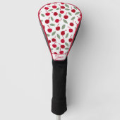 Preppy Cherry Fruit Pattern Golf Headcover (Vorderseite)