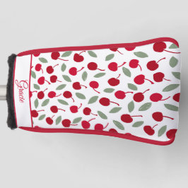 Preppy Cherry Fruit Pattern Golf Headcover