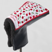 Preppy Cherry Fruit Pattern Golf Headcover (3/4 Vorderseite)