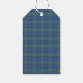 Preppy Chic Buchsbaum-Kranz Monogramm Frohe Feiert Geschenkanhänger (Rückseite)