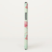 Preppy Chic Elegant rosa Flamingo Muster Case-Mate iPhone Hülle (Hinten/Rechts)