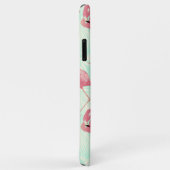 Preppy Chic Elegant rosa Flamingo Muster Case-Mate iPhone Hülle (Hinten/Rechts)