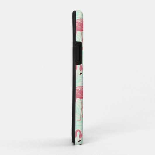 Preppy Chic Elegant rosa Flamingo Muster Case-Mate iPhone Hülle (Hinten/Rechts)
