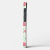 Preppy Chic Elegant rosa Flamingo Muster Case-Mate iPhone Hülle (Rückseite / Links)