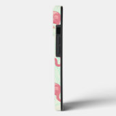 Preppy Chic Elegant rosa Flamingo Muster Case-Mate iPhone Hülle (Rückseite / Links)