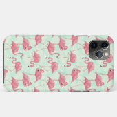 Preppy Chic Elegant rosa Flamingo Muster Case-Mate iPhone Hülle (Rückseite (Horizontal))