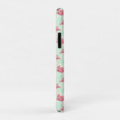 Preppy Chic Elegant rosa Flamingo Muster Case-Mate iPhone Hülle (Hinten/Rechts)