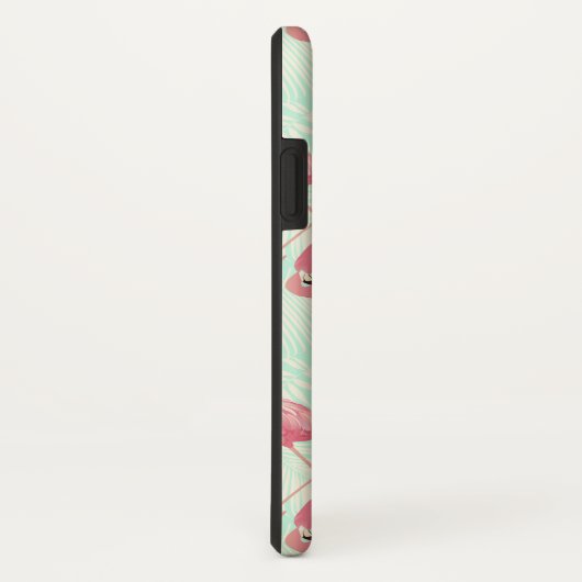 Preppy Chic Elegant rosa Flamingo Muster Case-Mate iPhone Hülle (Hinten/Rechts)