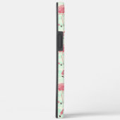Preppy Chic Elegant rosa Flamingo Muster Case-Mate iPhone Hülle (Rückseite / Rechts)