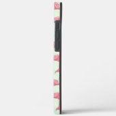 Preppy Chic Elegant rosa Flamingo Muster Case-Mate iPhone Hülle (Rückseite / Links)