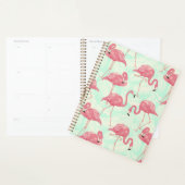 Preppy Chic Elegant rosa Flamingo Muster Planer (Anzeige)