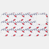 Preppy Chic Elegant Trendy Muster iPhone Hülle (Hinten horizontal)